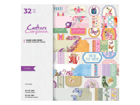 Crafter s Companion 12  x 12  Make and Send Pad - Everyday For Discount