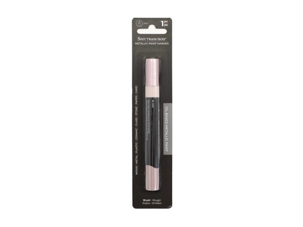 Spectrum Noir - Metallic Paint Marker (1pc) - Blush - 3mm Bullet Nib For Cheap