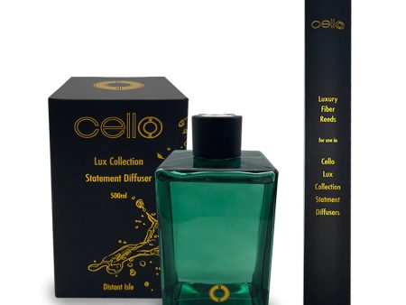 Cello Lux Statement Reed Diffuser - Distant Isle For Cheap