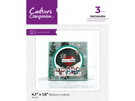 Crafter s Companion - Stamp and Die - Snowmen Hot on Sale