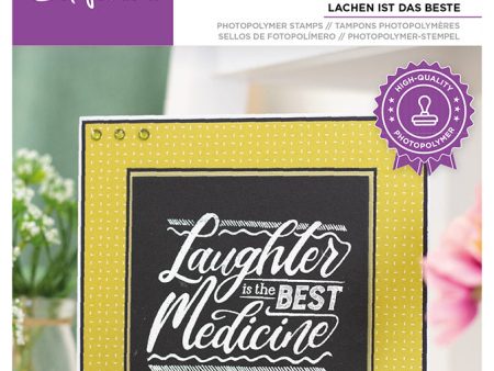 Crafter s Companion - Photopolymer Stamp - Laughter is the best Online Hot Sale