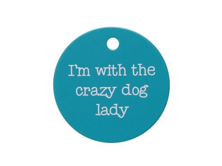 Splosh Dog Tag - Crazy Dog Lady ID Tag Online