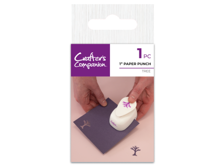 Crafters Companion Paper Punch - Tree Online Sale