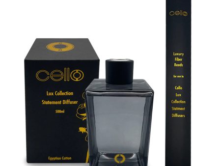 Cello Lux Statement Reed Diffuser - Egyptian Cotton For Discount