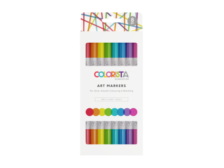 Colorista - Art Marker - Brilliant Hues 8pc Fashion