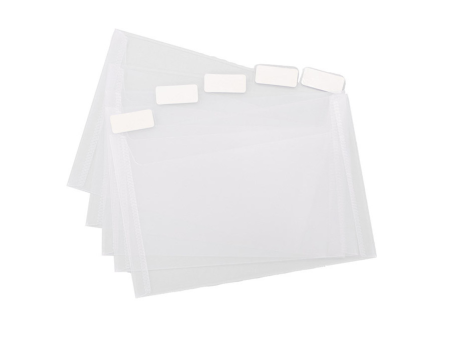 4X6 Tabbed Divider Pockets  – 5 Pockets Online Hot Sale