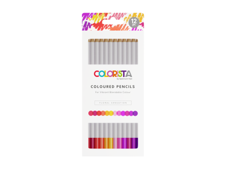 Colorista - Coloured Pencil - Floral Sensation 12pc on Sale