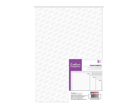 Crafter s Companion Double Sided Foam Sheets - A4 Size (5PC) Fashion