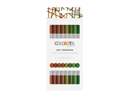 Colorista - Art Marker - Natural Tones 8pc Supply