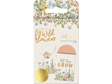 Favour Envelopes - Amongst The Wildflowers - 25pk - Violet Studios For Sale