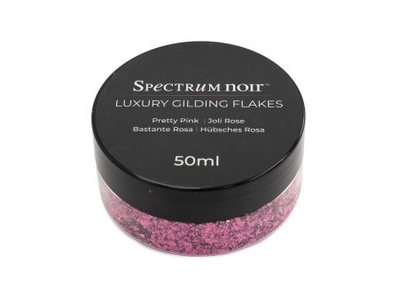 Spectrum Noir - Luxury Gilding Flakes - Pretty Pink (1PC) - 50ml Discount