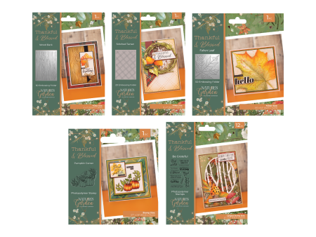 Nature s Garden - Thankful & Blessed Folder & Stamp Collection Fashion