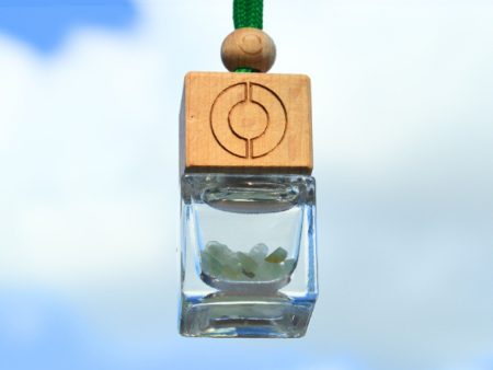 Cello Crystal Car Aroma - Wood Sage & Sea Salt - Aventurine Fashion