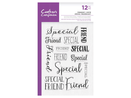 Crafter s Companion - Photopolymer Stamp - Friendship For Cheap