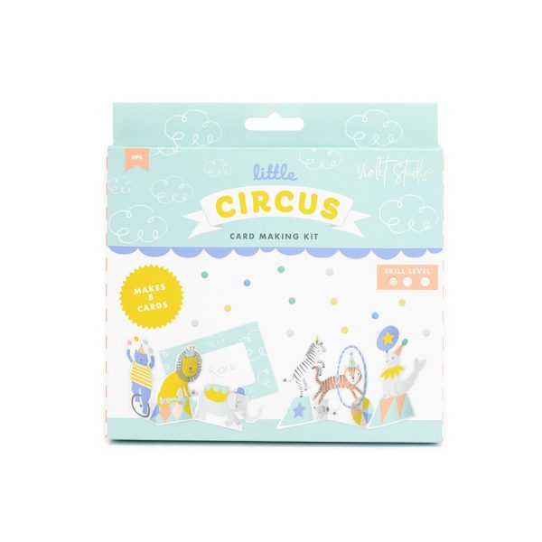 Little Circus Card Making Kit - Violet Studios Hot on Sale