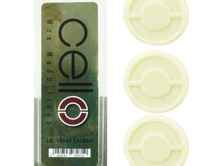 Cello Wax Medallions - Caribbean Coconut Online Hot Sale