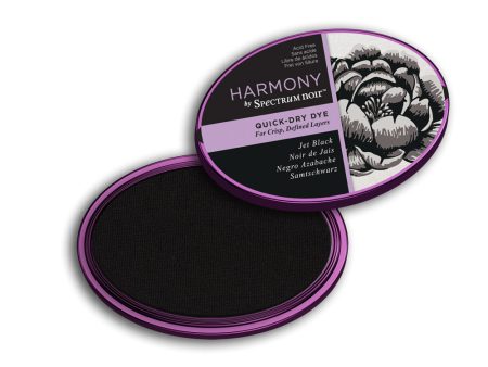 Spectrum Noir Harmony Quick-Dry Dye Inkpad - Jet Black Cheap