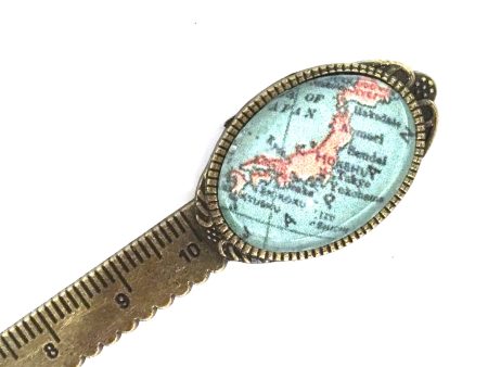 Japan Vintage Map Ruler and Bookmark Hot on Sale