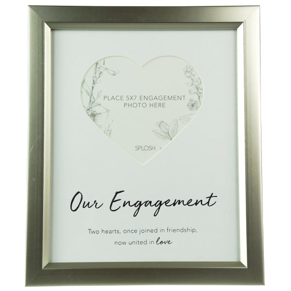 Splosh Engagement - Heart 5X7 Frame Sale