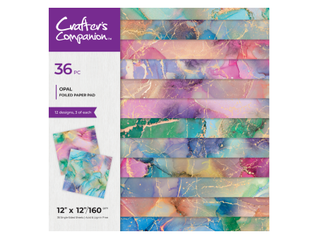 Crafter s Companion 12 x12  Paper Pad - Opal Hot on Sale