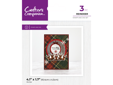 Crafter s Companion - Stamp and Die - Reindeers on Sale