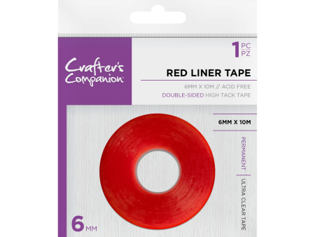 Crafter s Companion Red Liner Double Sided Tape (6mm) Online Hot Sale