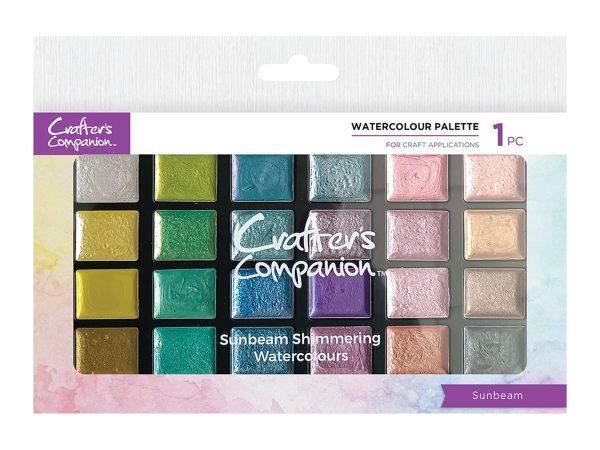 Crafter s Companion Shimmer Watercolour Palette - Sunbeam on Sale