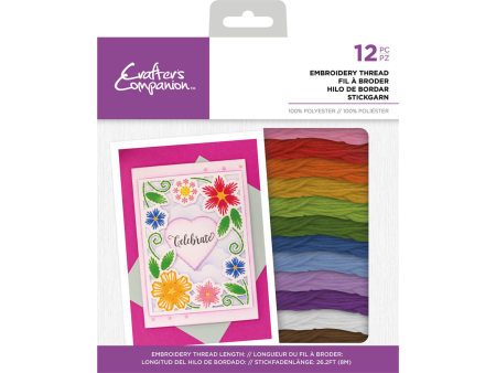 Crafter s Companion Embroidery Thread Pack - Rainbow Online Sale