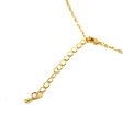 Blue Raw Aurora Crystal Pendant on 18  Long 24k Gold Plated Chain For Cheap