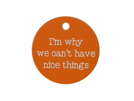 Splosh Dog Tag - Nice Things Dog ID Tag on Sale