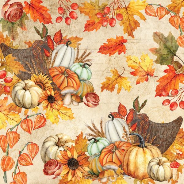 Crafters Companion Thanksgiving Collection 6” x 6” Paper Pad Online Sale