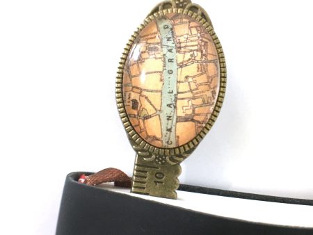 Grand Canal Venice Vintage Map Bookmark For Cheap