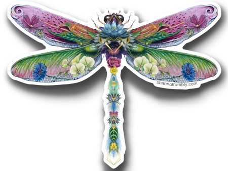 Botanical Dragonfly Sticker Supply