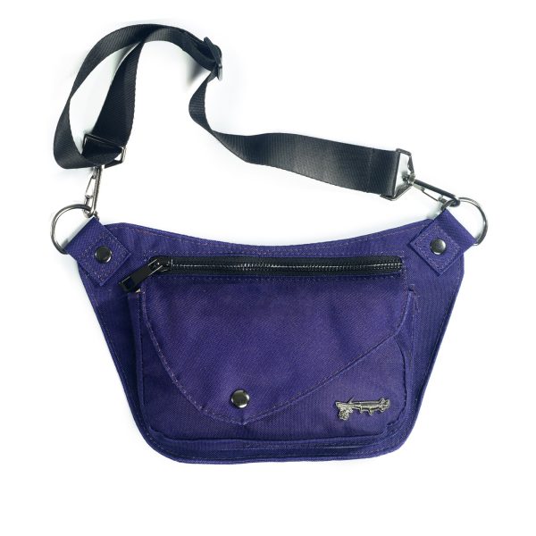 Night Bloom (Dark Purple) Lux Hip Pouch♻️ on Sale