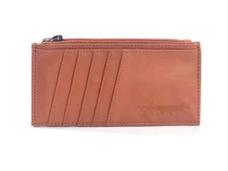 Brown Slim Card Wallet Online Sale