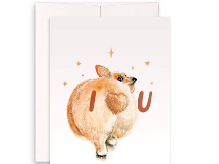 Corgi I Loves You Card Supply