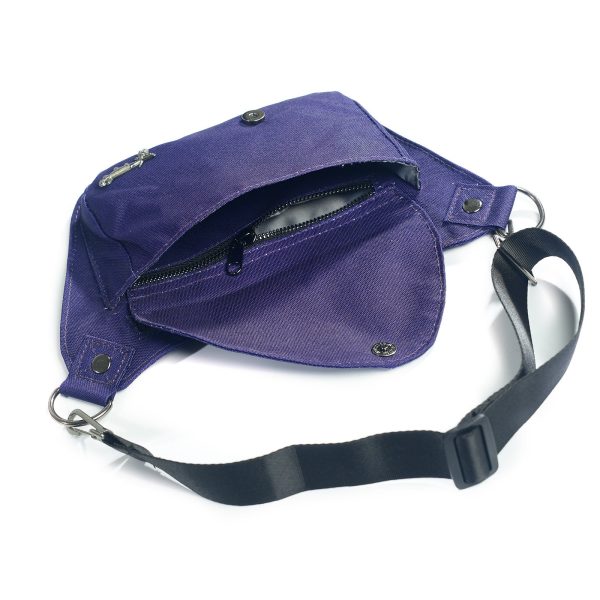 Night Bloom (Dark Purple) Lux Hip Pouch♻️ on Sale