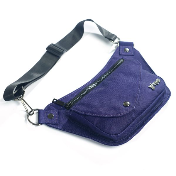 Night Bloom (Dark Purple) Lux Hip Pouch♻️ on Sale