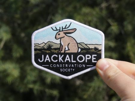 Jackalope Conservation Society Iron On Patch For Discount