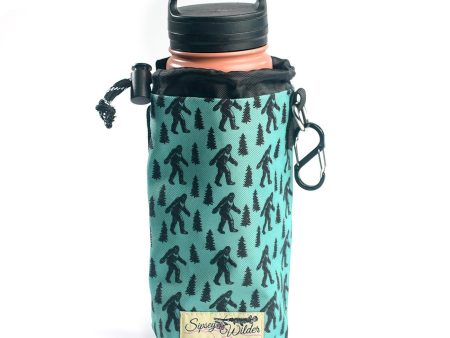 Bigfoot (Aqua) Water Bottle Holder Online now